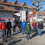 Am Samstag, 06. März, trafen wir uns vor der Gemeindeverwaltung in Büttelborn zu unserem Rundgang in der Ortsmitte.